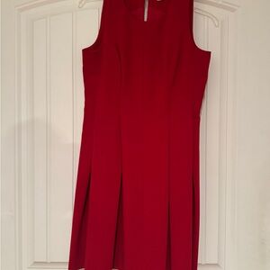 LOFT Red Sleeveless Dress